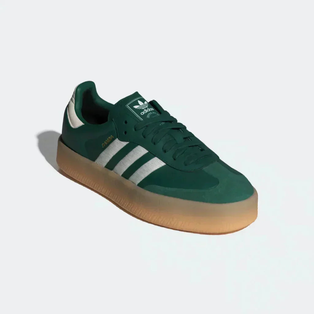 Adidas Sambae Green Collegiate Gum Sneakers