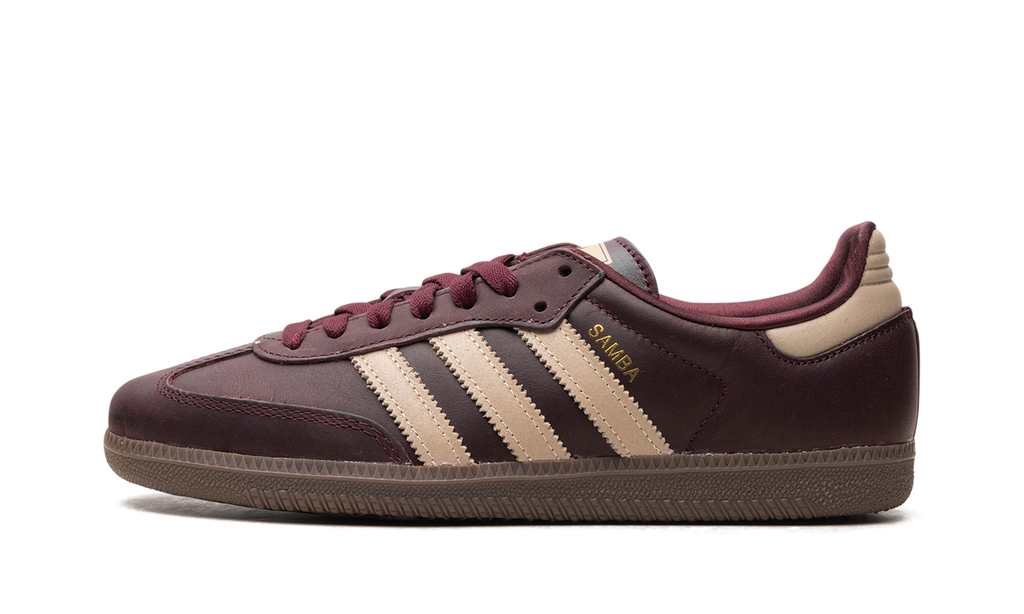 Adidas Samba Maroon Crystal Sneakers