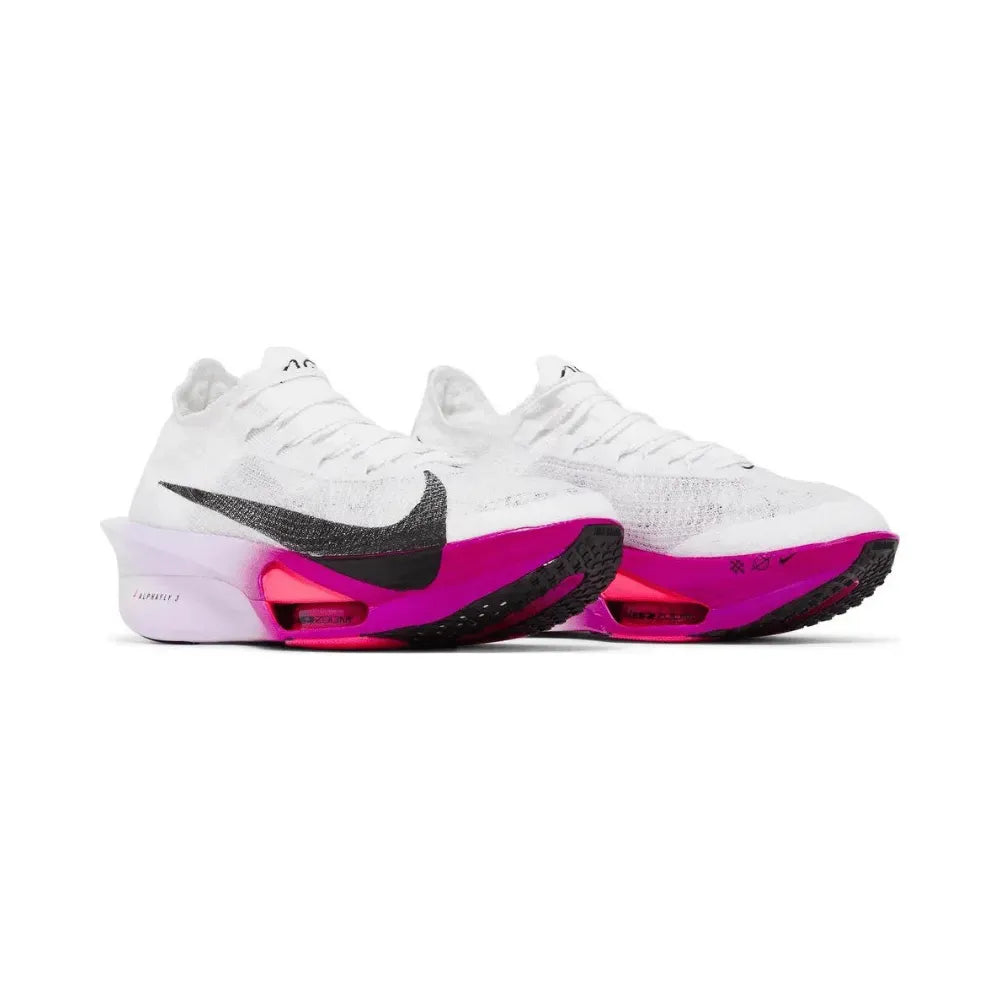 Nike White Air Zoom Alphafly Next 3 FP Purple Agate Sneakers
