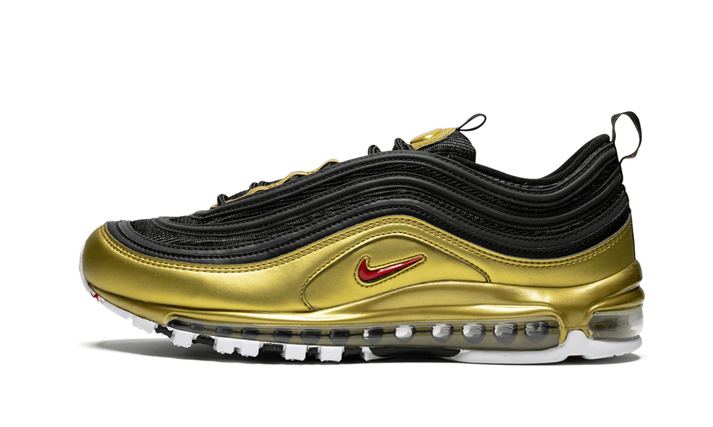 Nike Air Max Black 97 Metallic Gold Sneakers