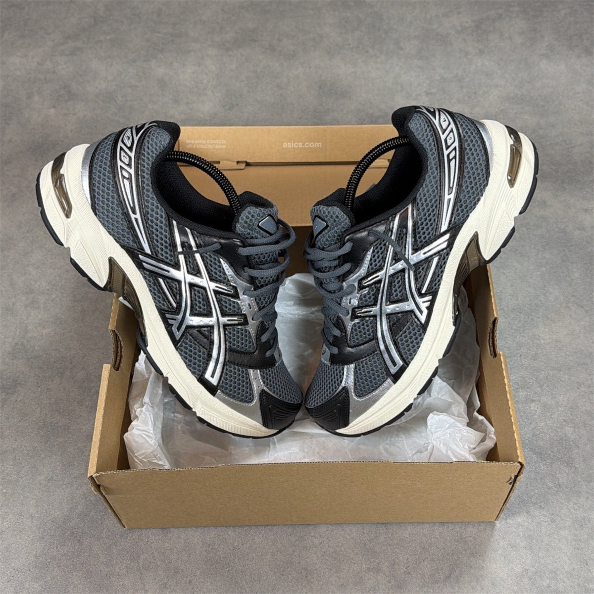 ASICS Gel 1130 Black Steel Grey Sneakers