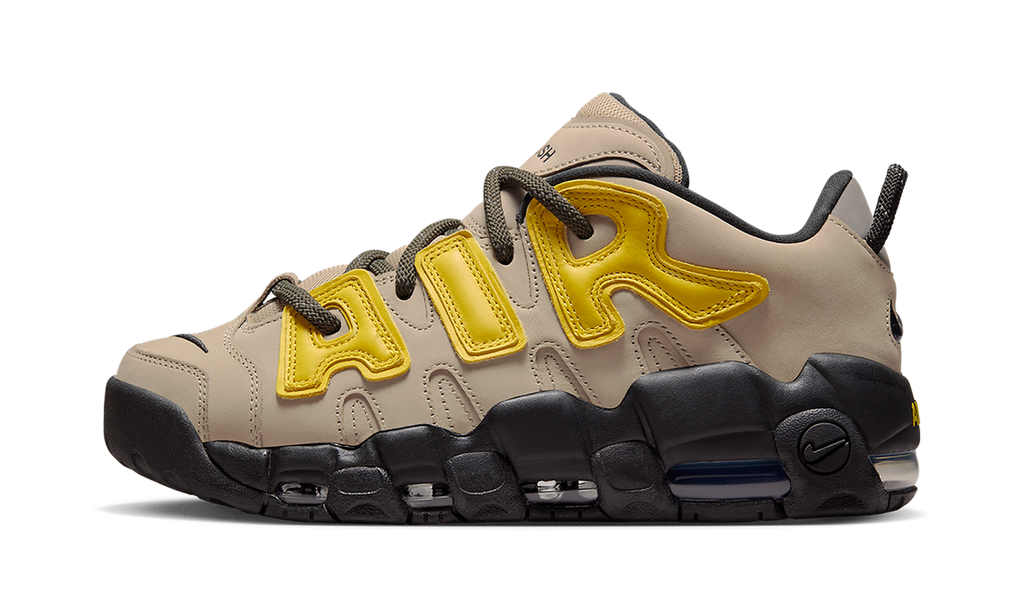 Nike Lime Air More Uptempo Low "AMBUSH - Limestone" Sneakers