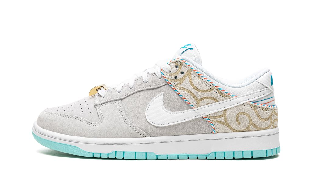 Nike Dunk Low Grey Barber Shop Sneakers