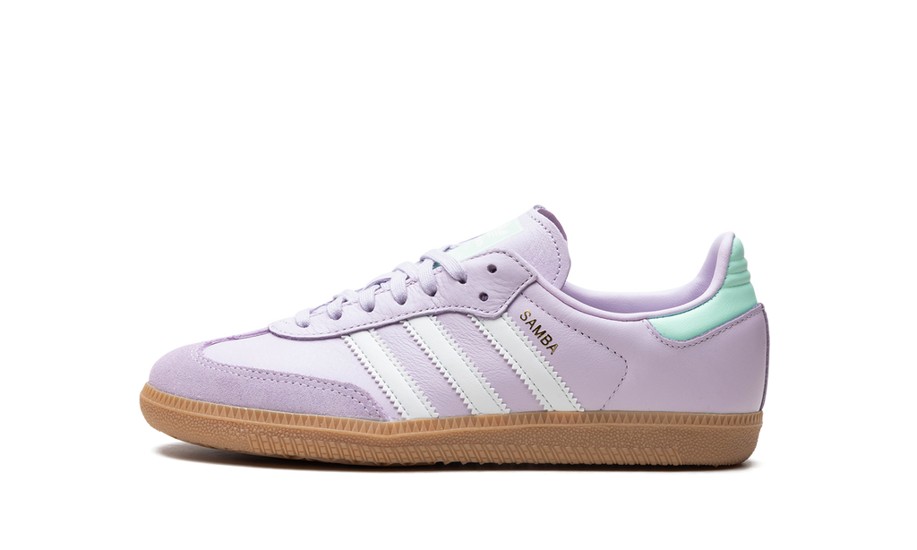 Adidas Samba Green Mineral Crystal Sand Sneakers
