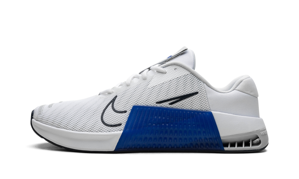 Nike White Metcon 9 Racer Blue Sneakers