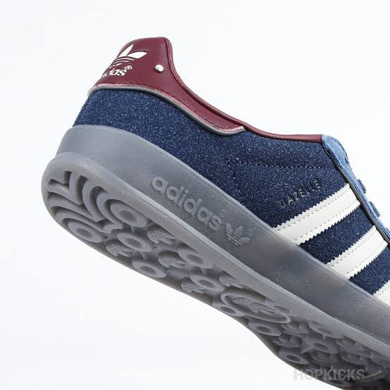 Adidas Navy Gazelle Indoor Crew Burgundy Sneakers