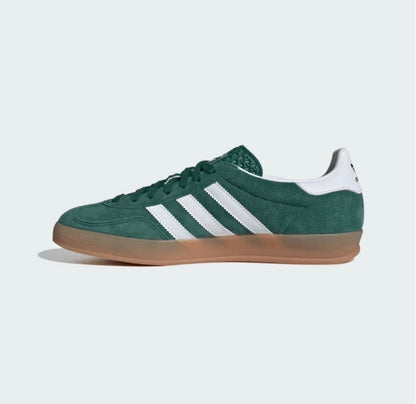 Adidas Green Gazelle Indoor Collegiate Gum Sneakers