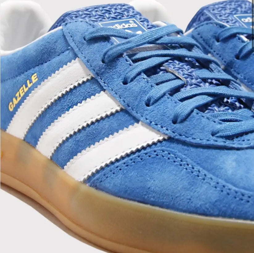 Adidas Blue Gazelle Indoor Fusion Gum Sneakers