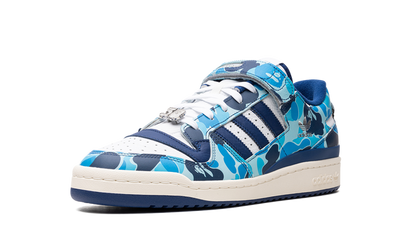 Adidas Blue Forum 84 Low Bape 30th Anniversary Camo Sneakers