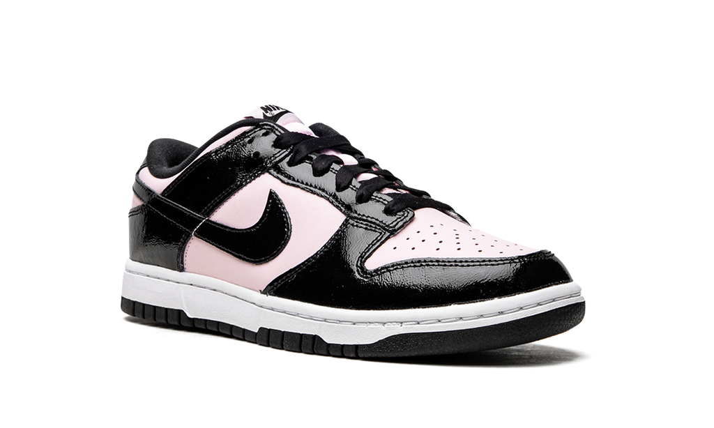 Nike Dunk Low Black Patent Pink Sneakers