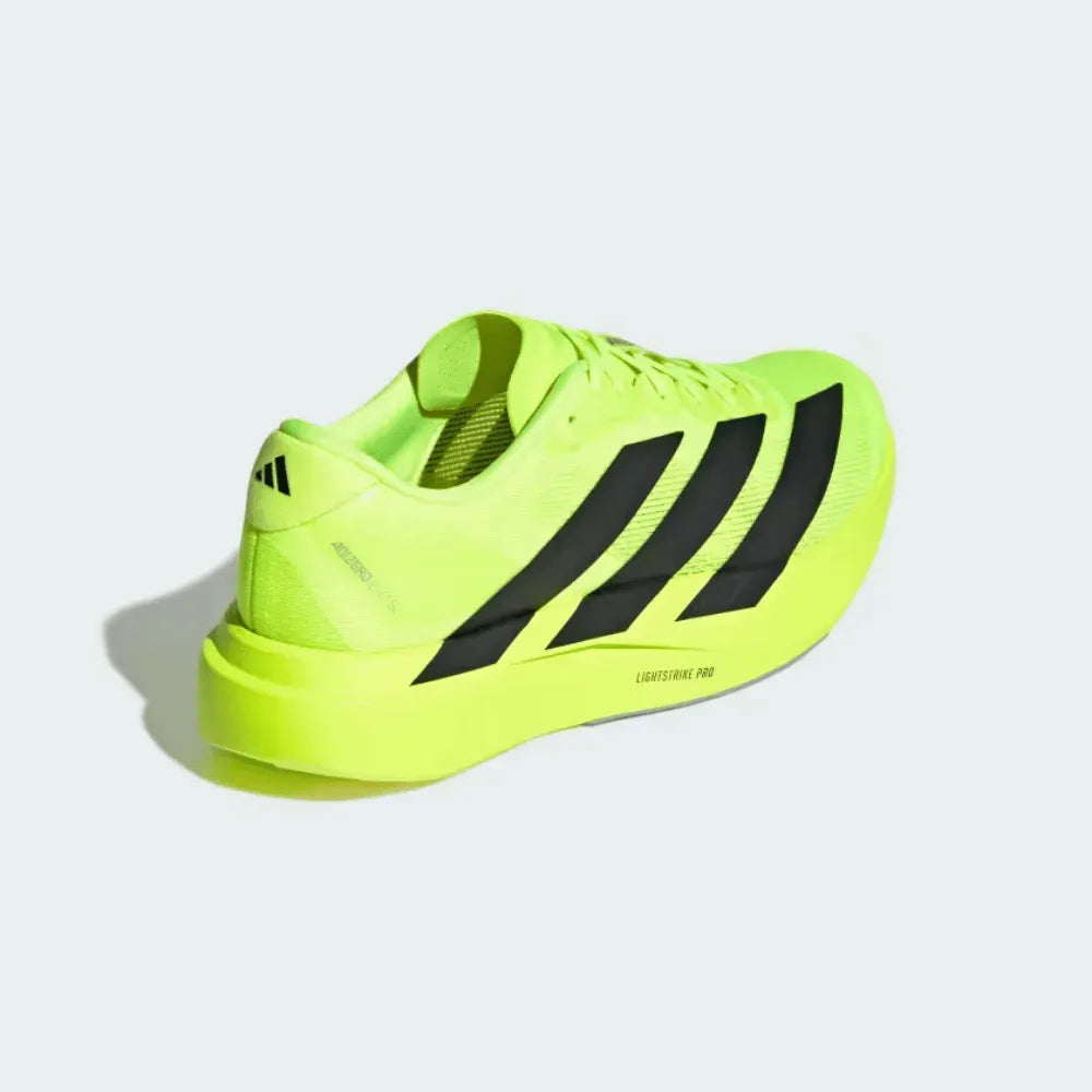 Adidas Black Adizero EVO SL Lucid Lemon Core Sneakers
