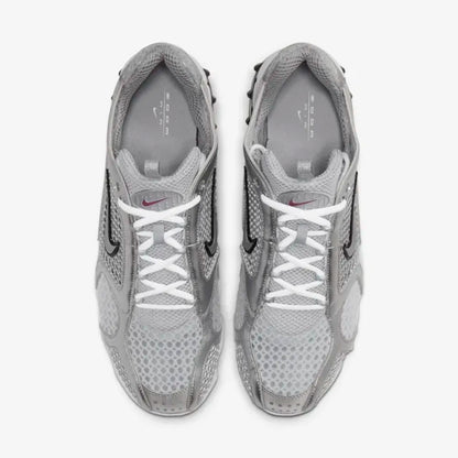 Nike Silver Air Zoom Spiridon Cage 2 Metallic Sneakers