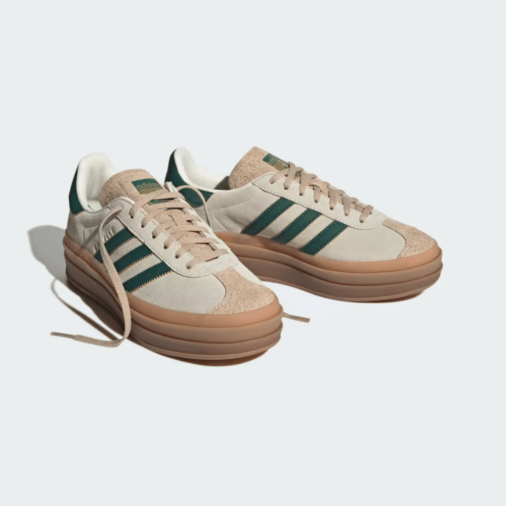 Adidas Green Gazelle Bold Magic Beige Collegiate Sneakers