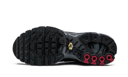Nike Air Max Blue Plus and Red Sneakers