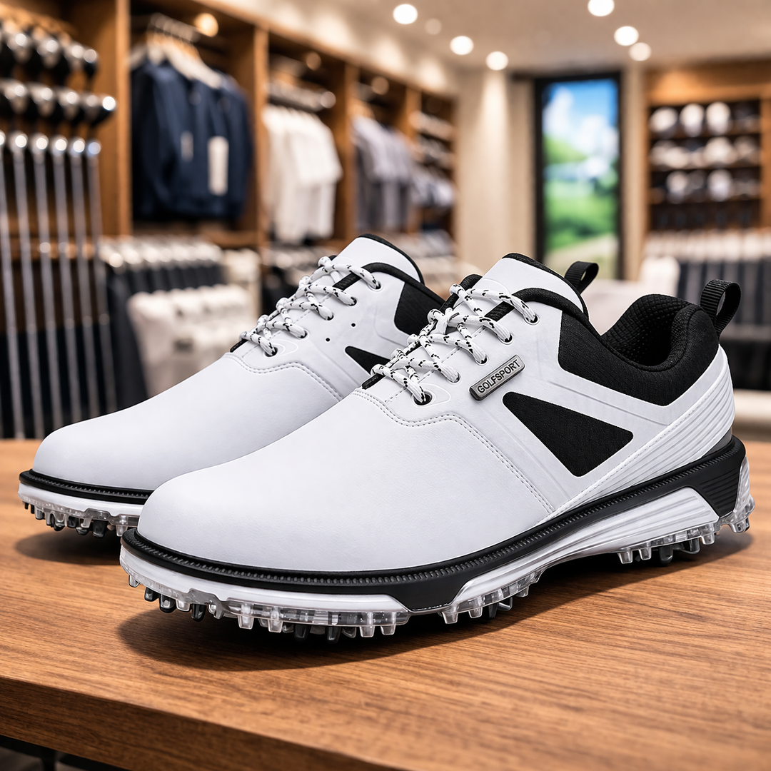Golf Sneakers with Spiked Outsole - product view 37