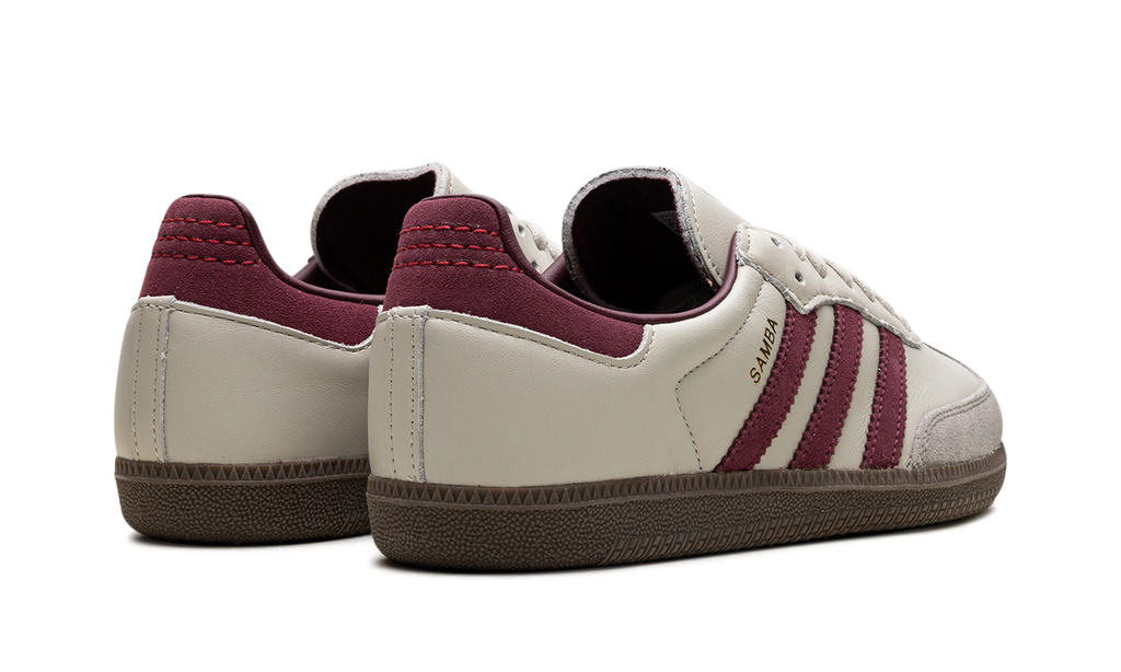 Adidas Samba Grey Putty Maroon Sneakers