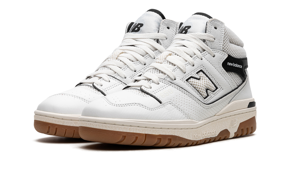New Balance White 650R Aime Leon Dore - White/Black Sneakers