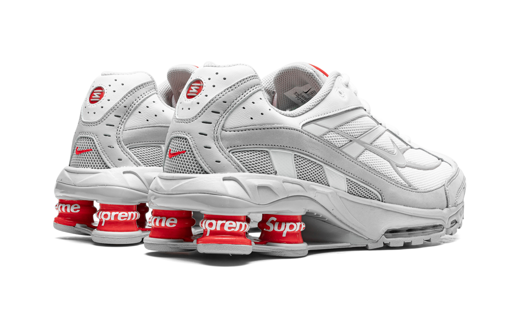 Nike White Supreme x Shox Ride 2 Sneakers