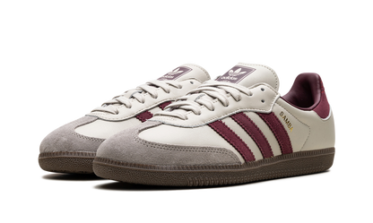 Adidas Samba Grey Putty Maroon Sneakers