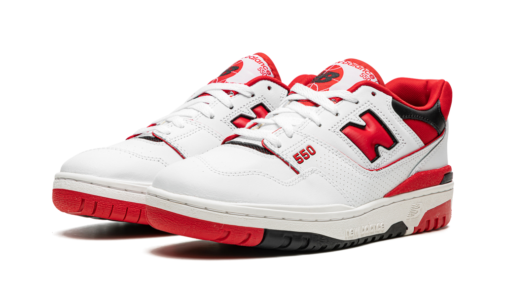 New Balance 550 White RED Sneakers