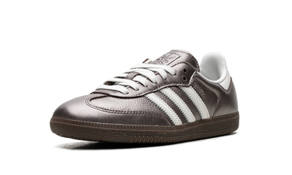 Adidas Samba White Metallic Purple Sneakers