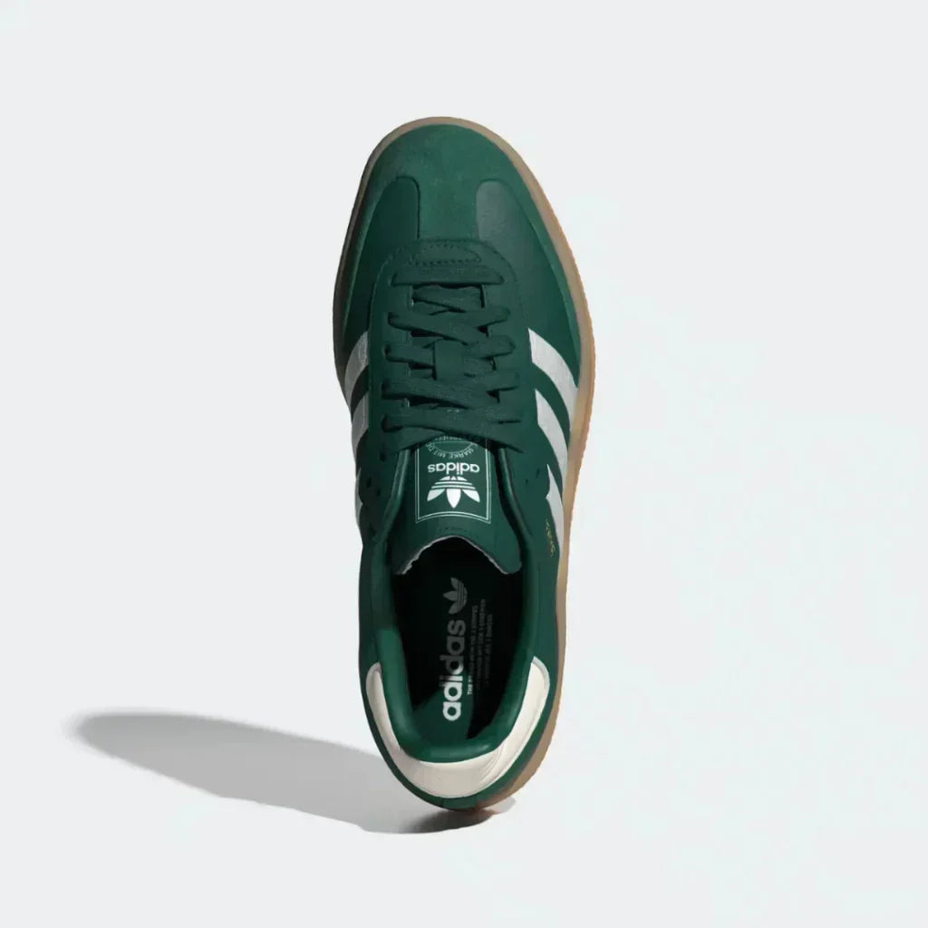 Adidas Sambae Green Collegiate Gum Sneakers