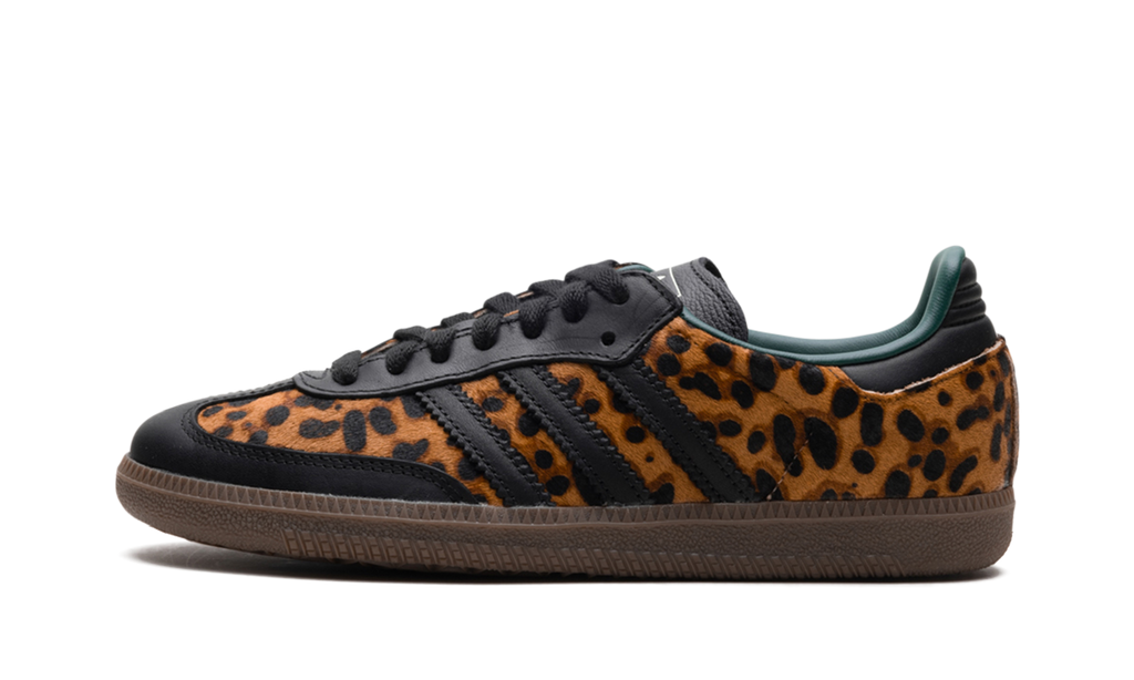 Adidas Samba Black Leopard Core Sneakers