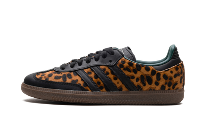 Adidas Samba Black Leopard Core Sneakers