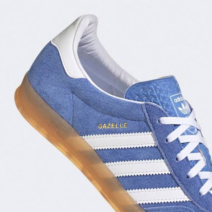 Adidas Blue Gazelle Indoor Fusion Gum Sneakers