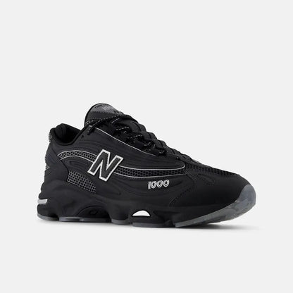 New Balance 1000 White Black Silver Metallic Sneakers