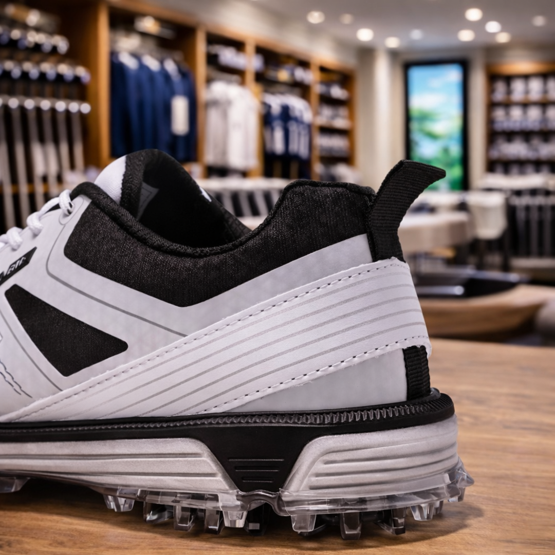 Golf Sneakers with Spiked Outsole - product view 3