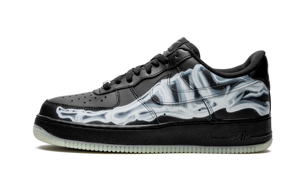 Nike Air Force 1 Black Skeleton Sneakers