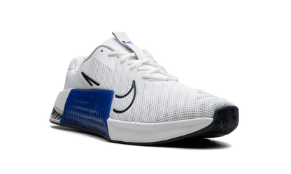 Nike White Metcon 9 Racer Blue Sneakers