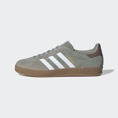 Adidas Silver Gazelle Indoor Green Sneakers
