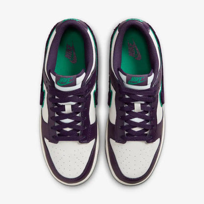 Nike Dunk Low Purple Chenille Swoosh Sail Grand Sneakers