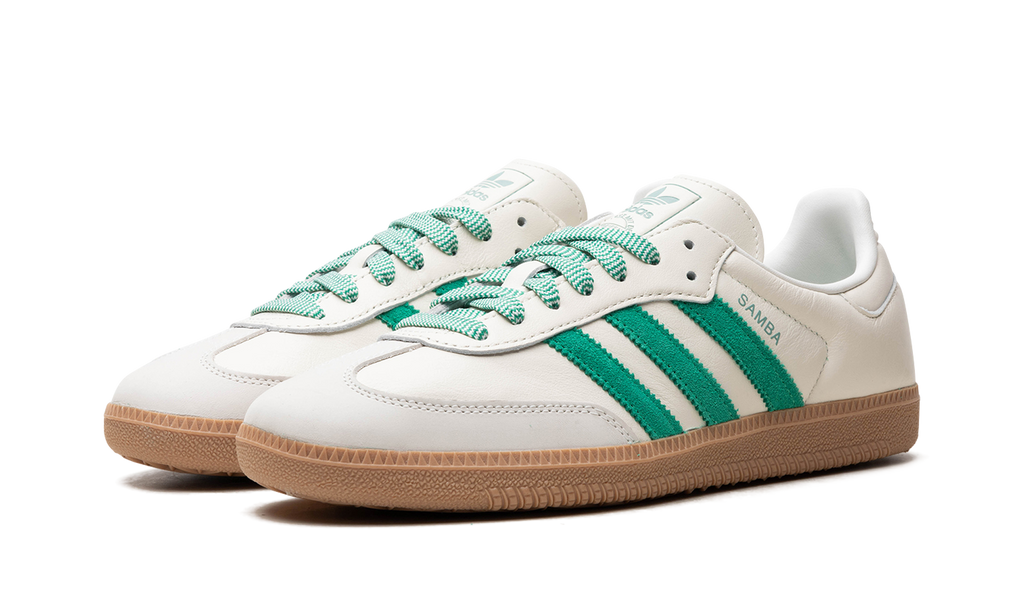 Adidas Samba White Off Court Green Sneakers