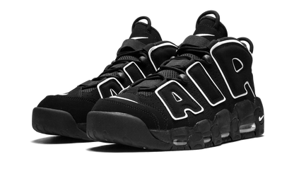 Nike White Air More Uptempo Black Sneakers
