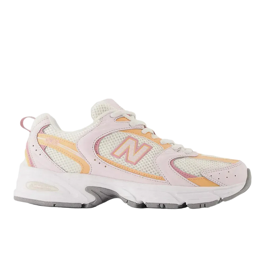 New Balance 530 White Peach Pink Sneakers