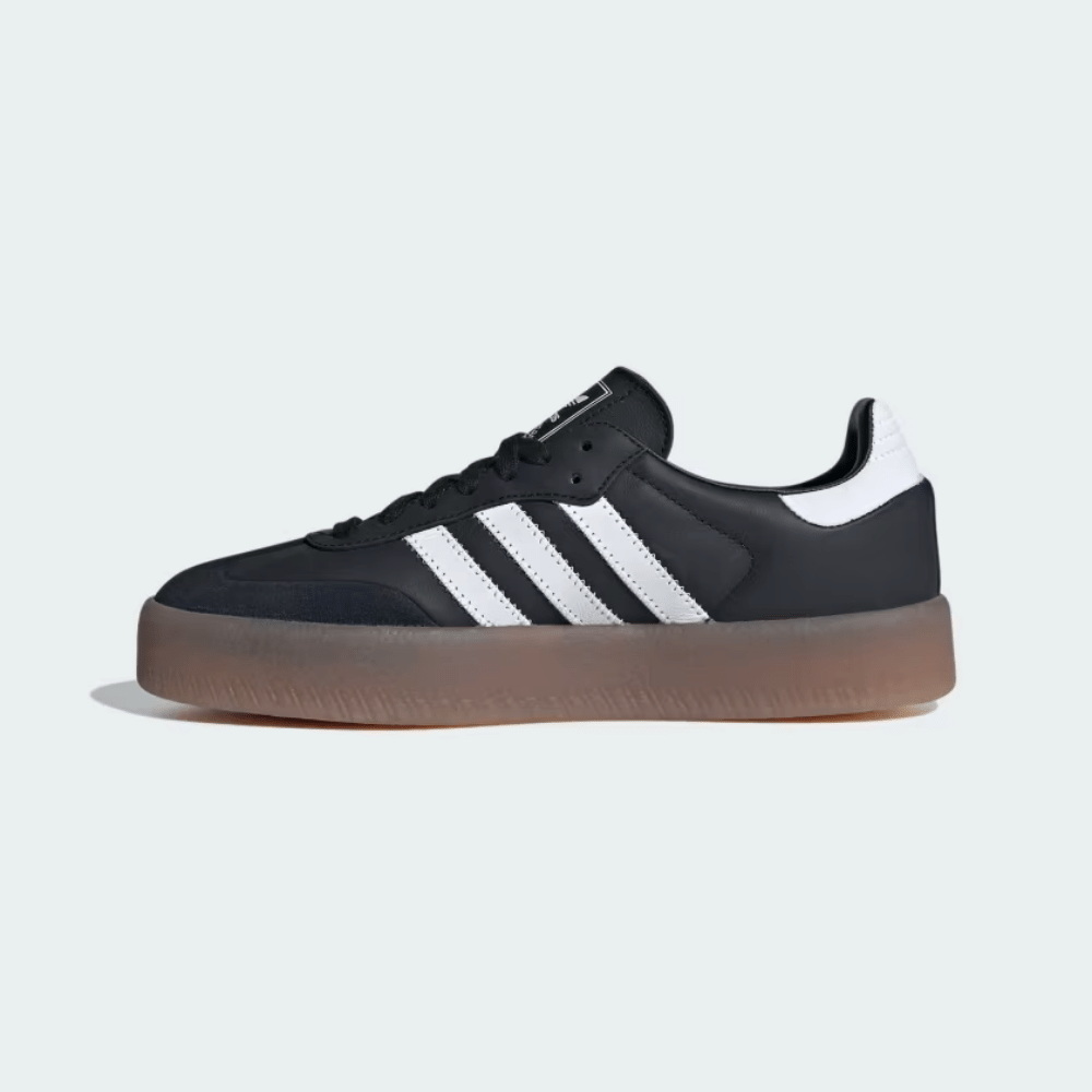 Adidas Sambae Black Core Metallic Gold Sneakers