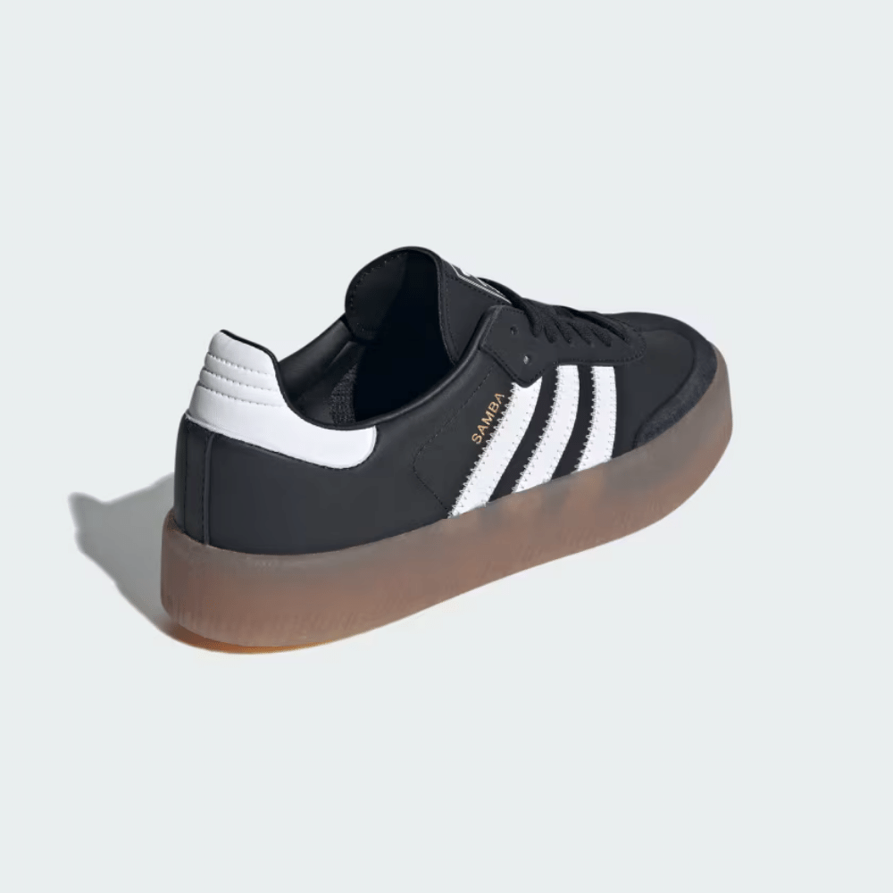 Adidas Sambae Black Core Metallic Gold Sneakers