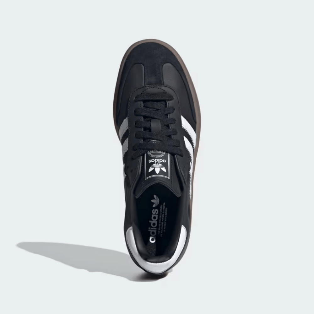 Adidas Sambae Black Core Metallic Gold Sneakers