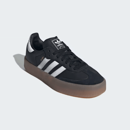 Adidas Sambae Black Core Metallic Gold Sneakers