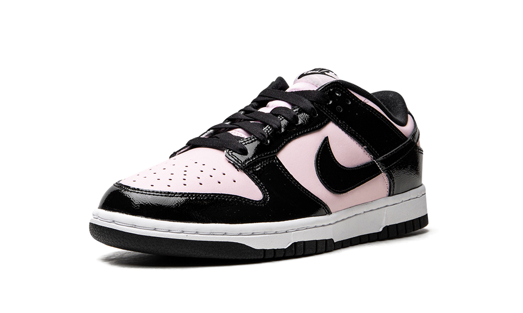 Nike Dunk Low Black Patent Pink Sneakers