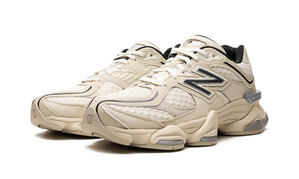 New Balance 9060 Black Turtledove Silver Metallic Sneakers