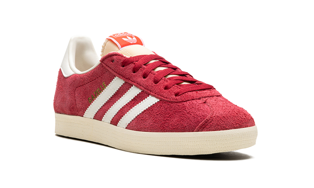 Adidas Cream White Gazelle Team Victory Red Off White Cream White Sneakers