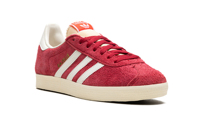 Adidas Cream White Gazelle Team Victory Red Off White Cream White Sneakers