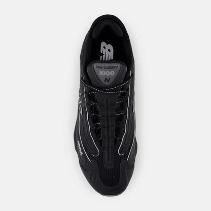 New Balance 1000 White Black Silver Metallic Sneakers