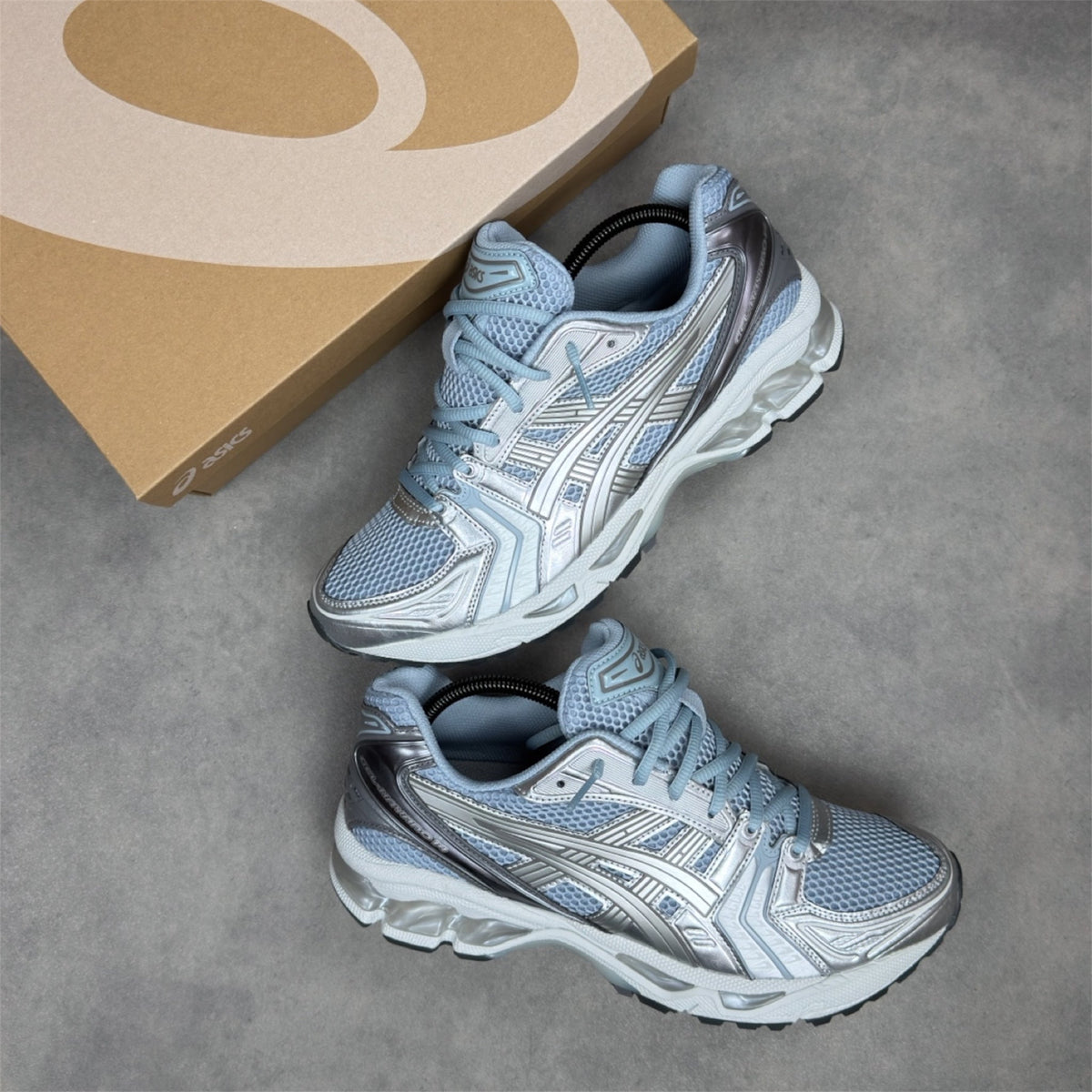 ASICS Kayano 14 Pure Silver Gel Dolphin Grey Pure Silver Sneakers