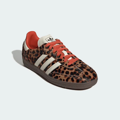 Adidas Samba Red OG Preloved Leopard Sneakers