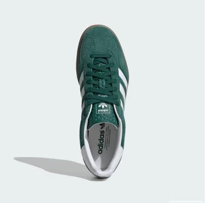 Adidas Green Gazelle Indoor Collegiate Gum Sneakers